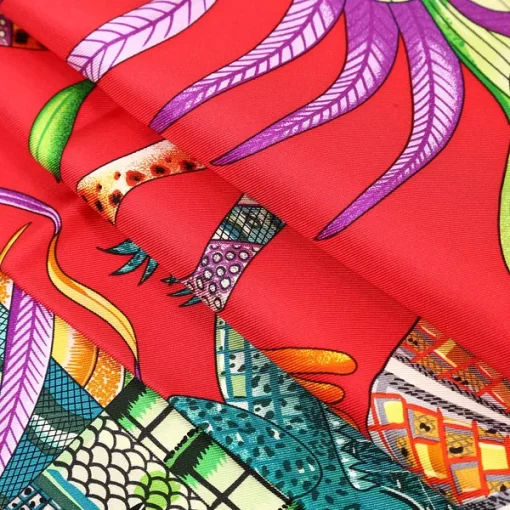 silk twill - Hand Screen Printing