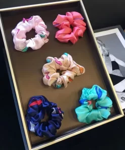 Silk Hair Scrunchies