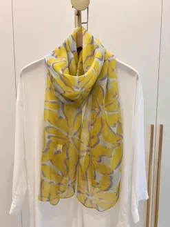 silk long scarf