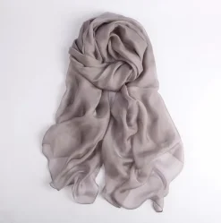 silk long scarf