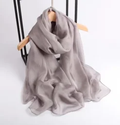 silk long scarf