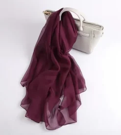 silk long scarf