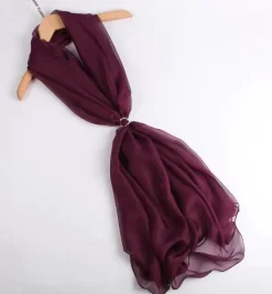 silk long scarf