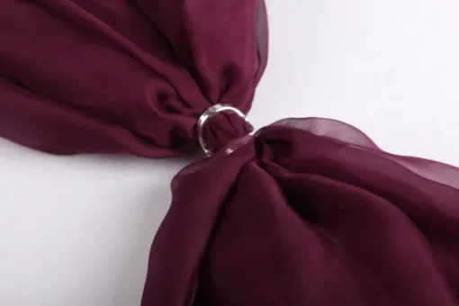 silk long scarf
