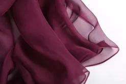 silk long scarf