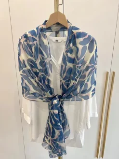 silk long scarf