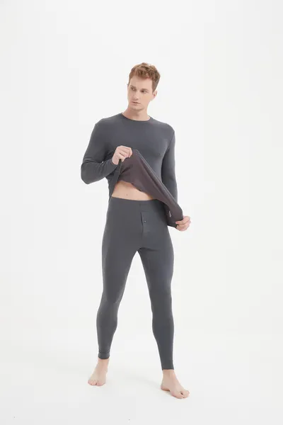 男灰3 Silk Yoga Clothes