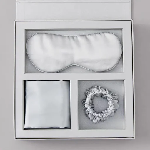 Y.T SILKS – Silk Pillow Case,Silk Scrunchies & Silk Eye Mask Gift Box