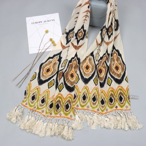 Scarf with Fringes
