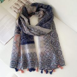 Silk Scarves with Fringes