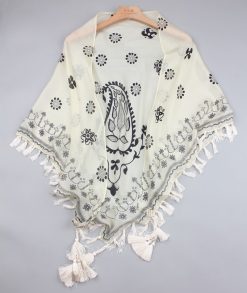 Silk Scarves with Fringes